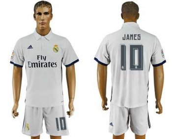 Real Madrid #10 James White Home Soccer Club Jersey