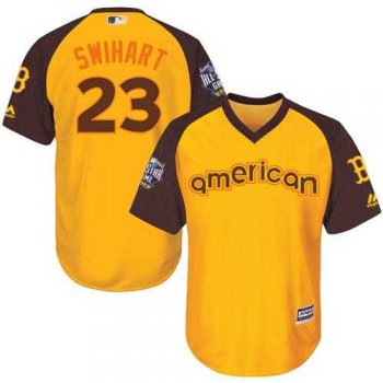 Youth Boston Red Sox #23 Blake Swihart Gold 2016 All-Star American League Stitched Baseball Jersey