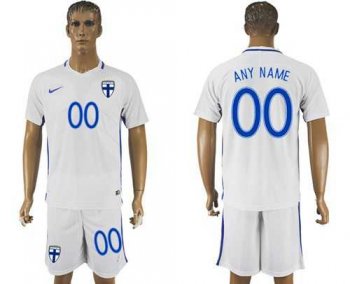 Finland Personalized Home Soccer Country Jersey