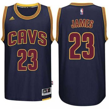 Cleveland Cavaliers #23 Lebron James Navy Blue Road New Swingman Jersey