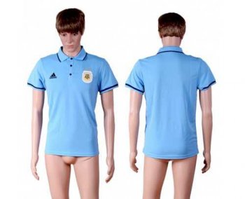 Argentina Blank Blue Polo Shirts