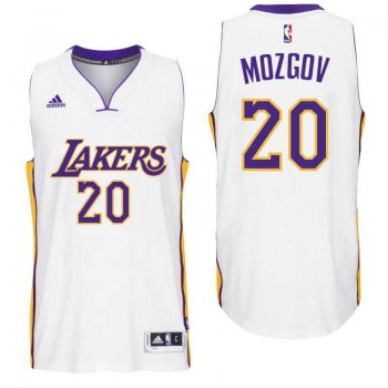 Los Angeles Lakers #20 Timofey Mozgov Alternate White New Swingman Jersey