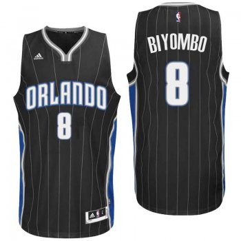 Orlando Magic #8 Bismack Biyombo Alternate Black New Swingman Jersey