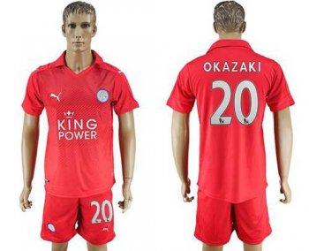 Leicester City #20 Okazaki Away Soccer Club Jersey