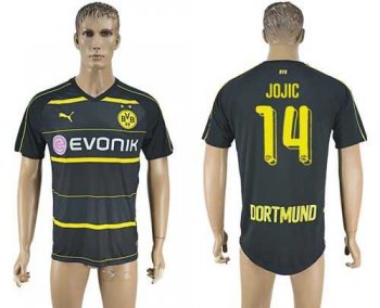 Dortmund #14 Jojic Away Soccer Club Jersey