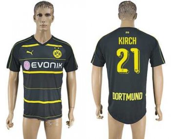 Dortmund #21 Kirch Away Soccer Club Jersey