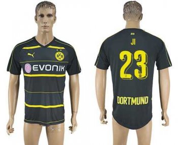 Dortmund #23 JI Away Soccer Club Jersey