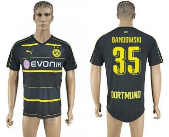 Dortmund #35 Bandowski Away Soccer Club Jersey