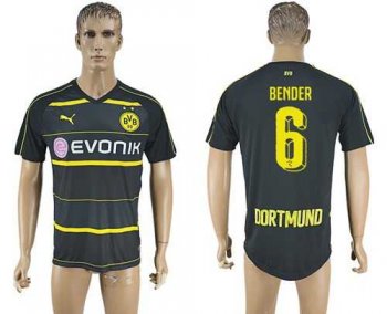 Dortmund #6 Bender Away Soccer Club Jersey