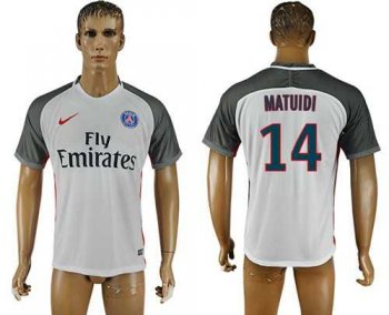 Paris Saint-Germain #14 Matuidi Away Soccer Club Jersey