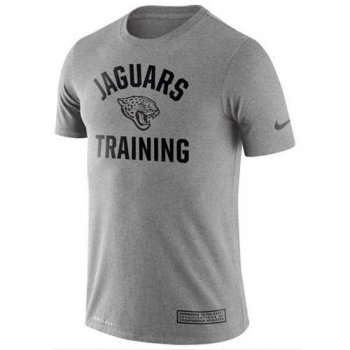 Men's Jacksonville Jaguars Nike Heathered Gray Training Performance T-Shirt