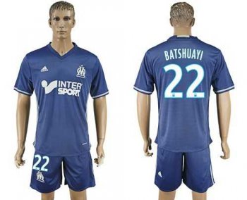 Marseille #22 Batshuayi Away Soccer Club Jersey