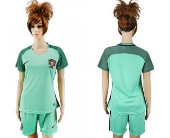 Women's Portugal Blank Away Soccer Country Jersey