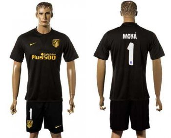 Atletico Madrid #1 Moya Away Soccer Club Jersey