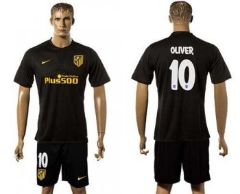 Atletico Madrid #10 Oliver Away Soccer Club Jersey