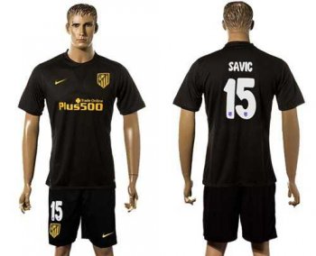 Atletico Madrid #15 Savic Away Soccer Club Jersey