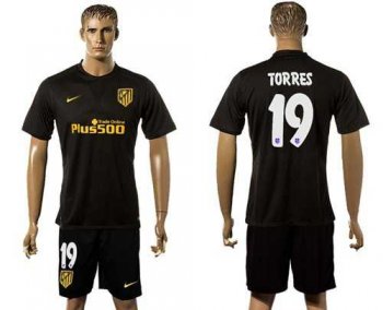 Atletico Madrid #19 Torres Away Soccer Club Jersey