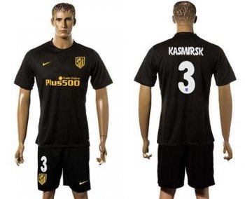 Atletico Madrid #3 Kasmirsk Away Soccer Club Jersey