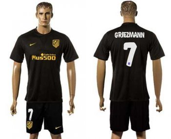 Atletico Madrid #7 Griezmann Away Soccer Club Jersey