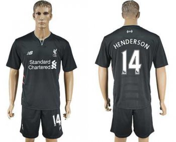 Liverpool #14 Henderson Away Soccer Club Jersey