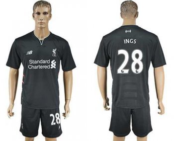 Liverpool #28 Ings Away Soccer Club Jersey