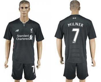 Liverpool #7 Milner Away Soccer Club Jersey