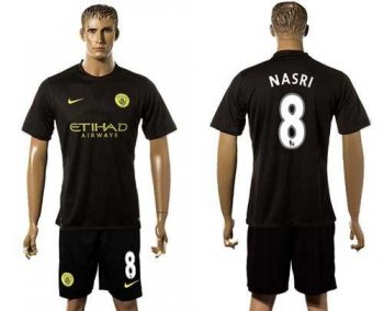 Manchester City #8 Nasri Away Soccer Club Jersey