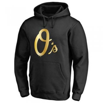 Baltimore Orioles Gold Collection Pullover Hoodie Black