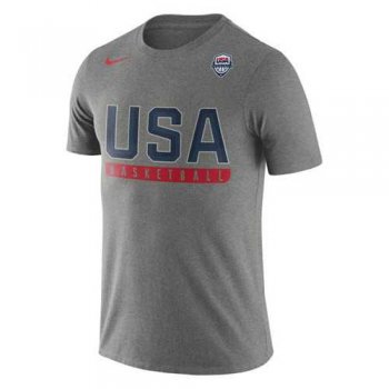 Team USA Basketball Nike Practice Dri-FIT T-Shirt Gray