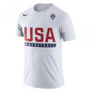 Team USA Basketball Nike Practice Dri-FIT T-Shirt White