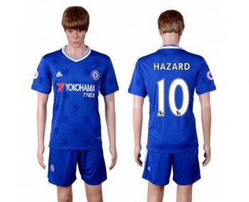 Chelsea #10 Hazard Home Soccer Club Jersey