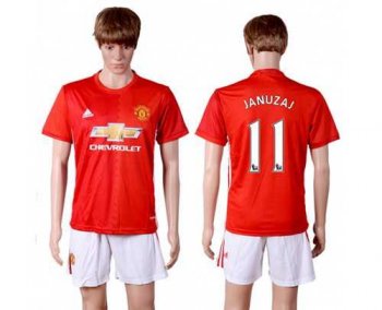 Manchester United #11 Januzaj Red Home Soccer Club Jersey