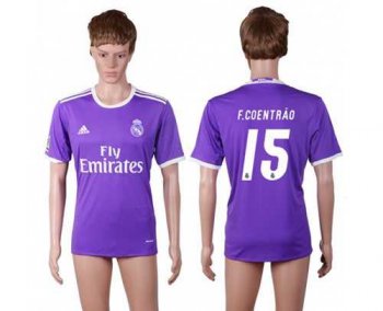 Real Madrid #15 F.Coentrao Away Soccer Club Jersey