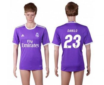 Real Madrid #23 Danilo Away Soccer Club Jersey