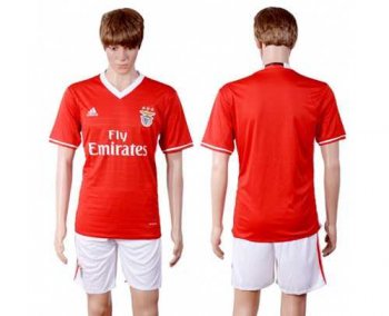 Benfica Blank Home Soccer Club Jersey