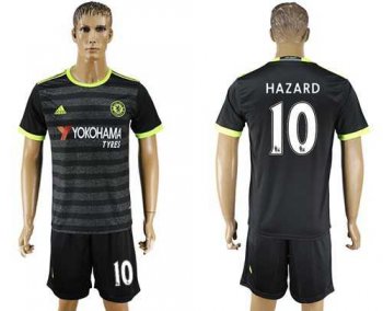 Chelsea #10 Hazard Away Soccer Club Jersey