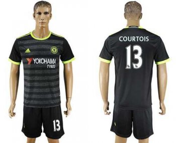 Chelsea #13 Courtois Away Soccer Club Jersey