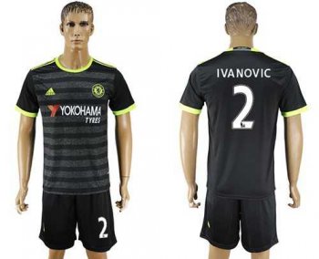 Chelsea #2 Ivanovic Away Soccer Club Jersey