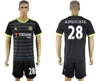 Chelsea #28 Azpilicueta Away Soccer Club Jersey