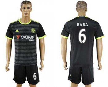 Chelsea #6 Baba Away Soccer Club Jersey