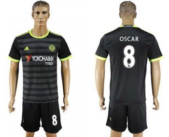 Chelsea #8 Oscar Away Soccer Club Jersey