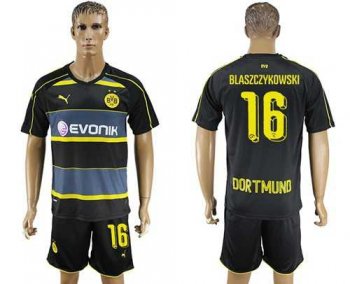 Dortmund #16 Blaszczykowski Away Soccer Club Jersey