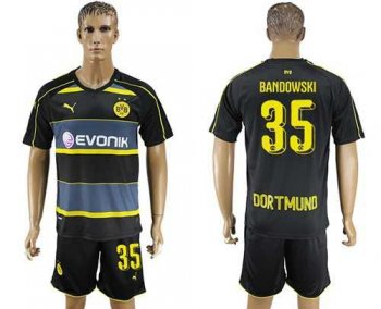 Dortmund #35 Bandowski Away Soccer Club Jersey