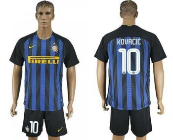 Inter Milan #10 Kovacic Home Soccer Club Jersey