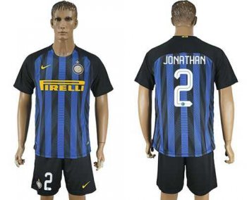 Inter Milan #2 Jonathan Home Soccer Club Jersey