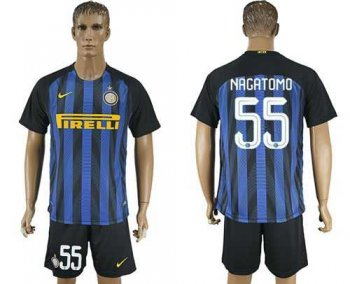 Inter Milan #55 Nagatomo Home Soccer Club Jersey