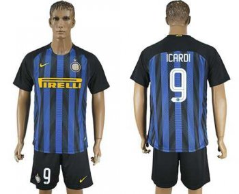 Inter Milan #9 Icardi Home Soccer Club Jersey