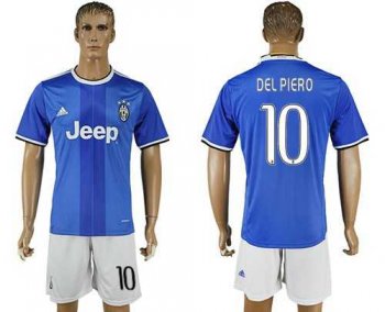 Juventus #10 Del Piero Away Soccer Club Jersey