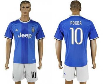 Juventus #10 Pogba Away Soccer Club Jersey