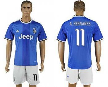 Juventus #11 A.Hernanes Away Soccer Club Jersey